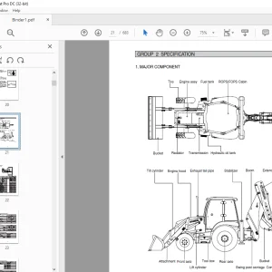 Hyundai HB100 HB90 Backhoe Loader Service Manual 2023 - PDF DOWNLOAD