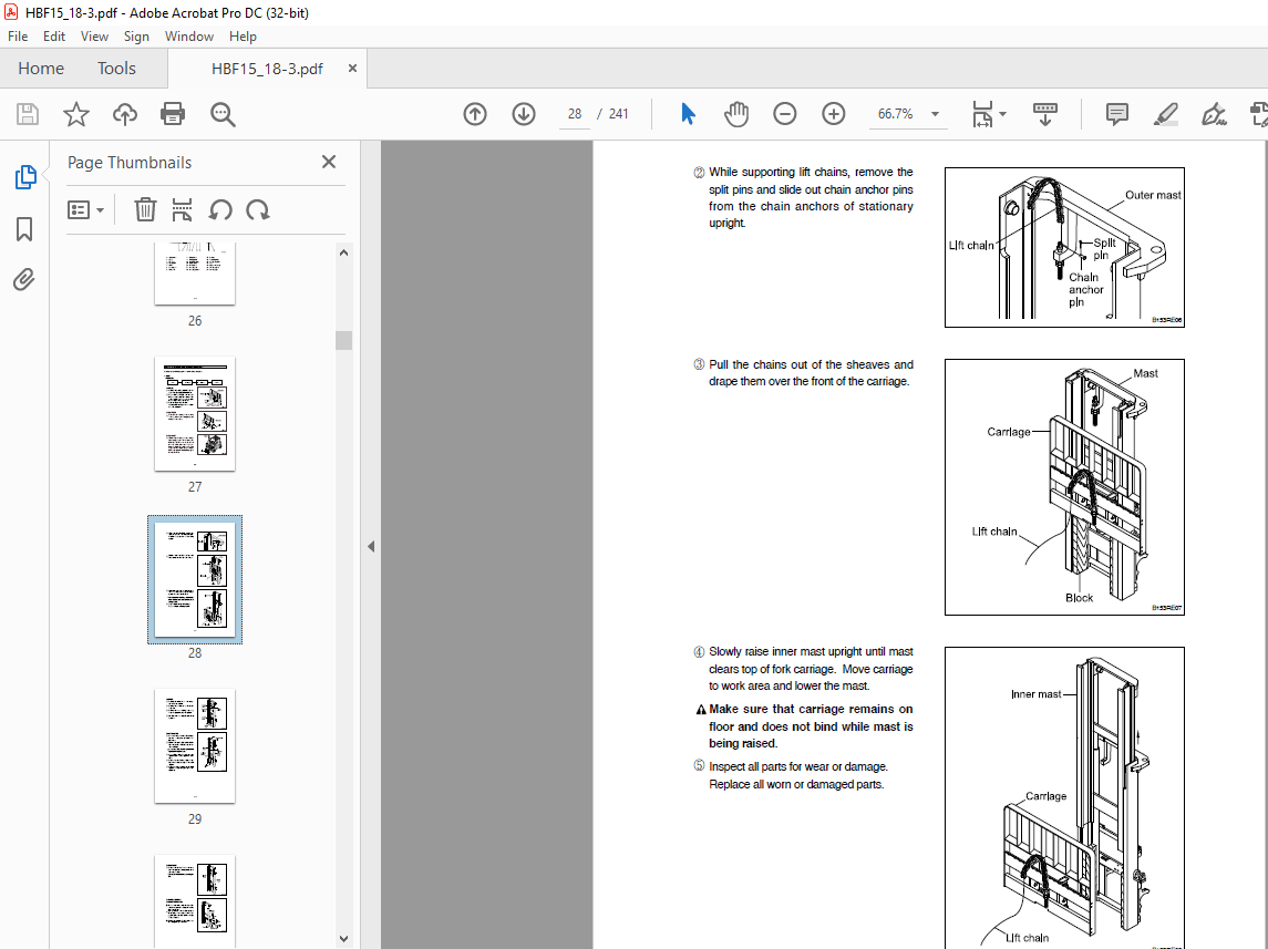 Hyundai HBF15.18-3 Forklifts Trucks Service Manual 2023 - HeyDownloads ...