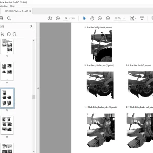 Hyundai HG170 Motor Grader Operation & Maintenance Manual 2023 PDF