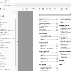 Hyundai HL730-9A Wheel Loader Operator's Manual 2023 - PDF DOWNLOAD