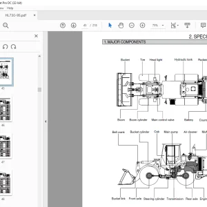 Hyundai HL730-9S Wheel Loader Operator's Manual 2023 - PDF DOWNLOAD