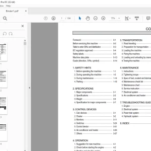 Hyundai HL730-9S Wheel Loader Operator's Manual PDF