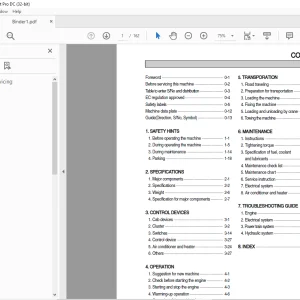 Hyundai HL740-7A Wheel Loader Operator's Manual PDF