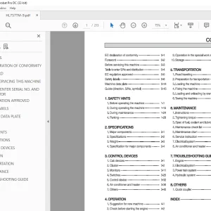 Hyundai HL757TM-9 Wheel Loader Operator's Manual - PDF DOWNLOAD