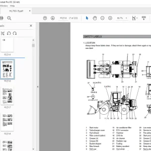 Hyundai HL760-9 Wheel Loader Operator's Manual - PDF DOWNLOAD