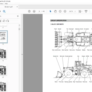 Hyundai HL770 (#1001-#1170) Wheel Loader Service Manual 2023 PDF