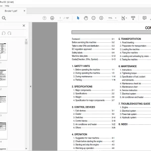 Hyundai HL770-7A Wheel Loader Operator's Manual - PDF DOWNLOAD