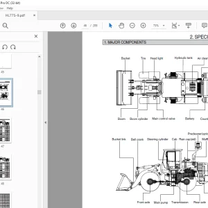 Hyundai HL775-9 Wheel Loader Operator's Manual 2023 - PDF DOWNLOAD
