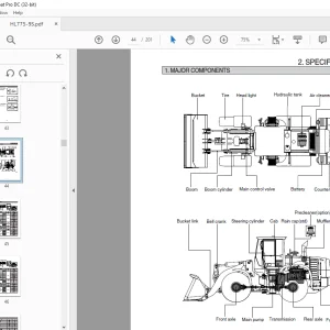 Hyundai HL775-9S Wheel Loader Operator's Manual 2023 - PDF DOWNLOAD