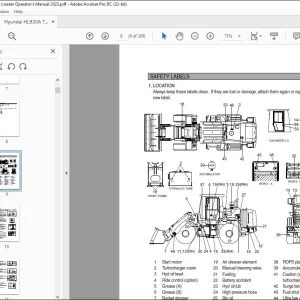 Hyundai HL930A TM Wheel Loader Operator's Manual 2023 - PDF DOWNLOAD