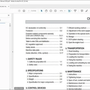 Hyundai HL940 Wheel Loader Operator's Manual 2023 - PDF DOWNLOAD