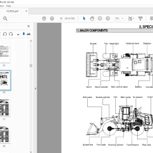 Hyundai HL955 Wheel Loader Operator's Manual - PDF DOWNLOAD