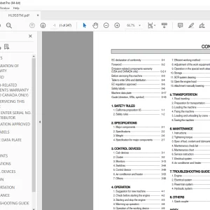 Hyundai HL955TM Wheel Loader Operator's Manual 2023 PDF