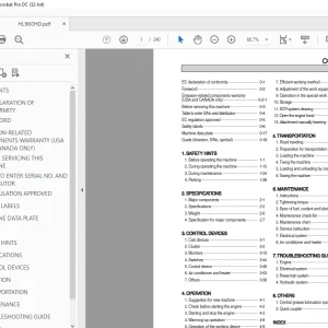 Hyundai HL960HD Wheel Loader Operator's Manual 2023 - PDF DOWNLOAD