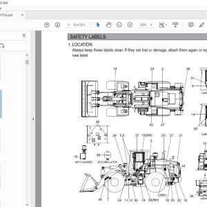 Hyundai HL970A Wheel Loader Operator's Manual 2023 - PDF DOWNLOAD