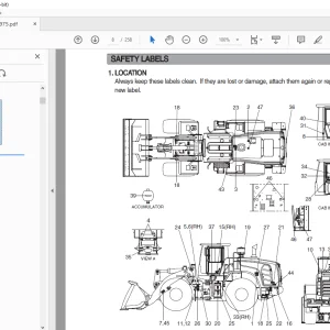 Hyundai HL975 Wheel Loader Operator's Manual 2023 - PDF DOWNLOAD