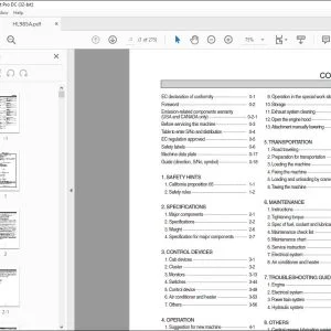 Hyundai HL985A Wheel Loader Operator's Manual 2023 - PDF DOWNLOAD