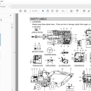 Hyundai HW140 Wheeled Excavator Operator's Manual 2023 - PDF DOWNLOAD