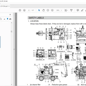 Hyundai HW150A CR Wheeled Excavator Operator's Manual 2023 PDF