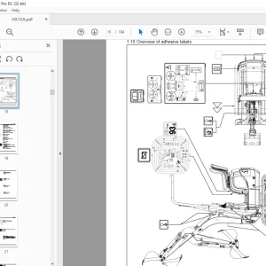 Hyundai HX10A Compact Excavator Operator's Manual 2023 - PDF DOWNLOAD