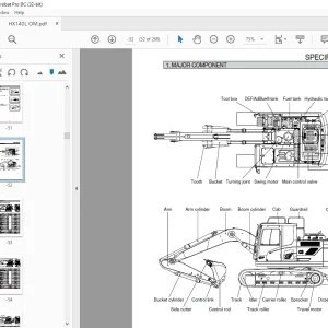 Hyundai HX140 L Crawler Excavator Operator's Manual 2023 - PDF DOWNLOAD
