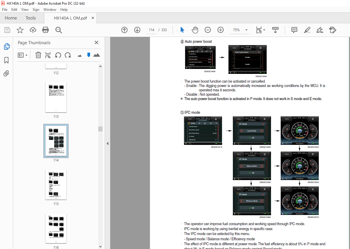 Hyundai HX140A L Crawler Excavator Operator's Manual 2023 - PDF ...