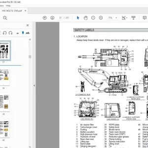 Hyundai HX140LT3 Crawler Excavator Operator's Manual 2023 - PDF DOWNLOAD