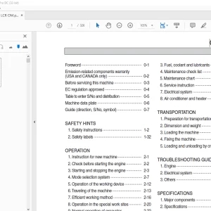 Hyundai HX145A LCR Crawler Excavator Operator's Manual 2023 PDF