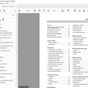 Hyundai HX210A L, HX210A NL Crawler Excavator Operator's Manual 2023 PDF