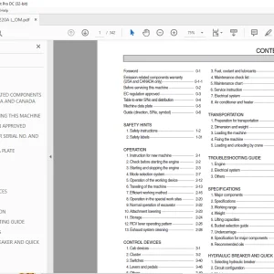 Hyundai HX220A L Crawler Excavator Operator's Manual 2023 - PDF