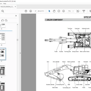 Hyundai HX220L Crawler Excavator Operator's Manual 2023 - PDF DOWNLOAD