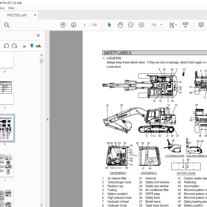 Hyundai HX225S L Crawler Excavator Operator's Manual 2023 - PDF DOWNLOAD