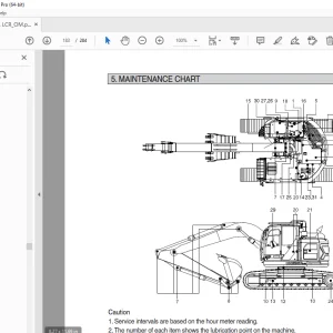 Hyundai HX235A LCR Crawler Excavator Operator's Manual 2023 PDF