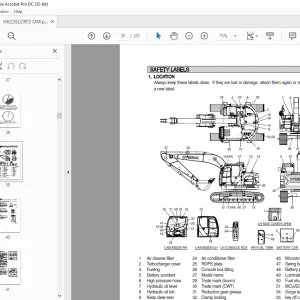Hyundai HX235LCRT3 Crawler Excavator Operator's Manual 2023 PDF