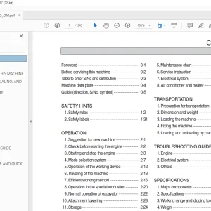 Hyundai HX260LT3 Crawler Excavator Operator's Manual 2023 PDF