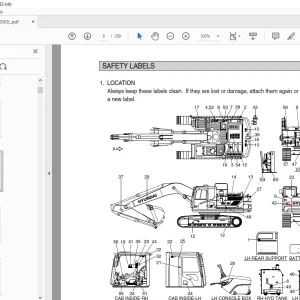 Hyundai HX300 L Crawler Excavator Operator's Manual 2023 - PDF DOWNLOAD