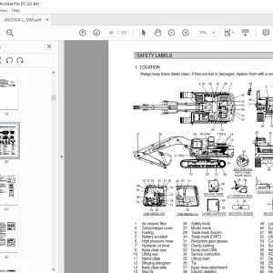 Hyundai HX300A L Crawler Excavator Operator's Manual 2023 - PDF