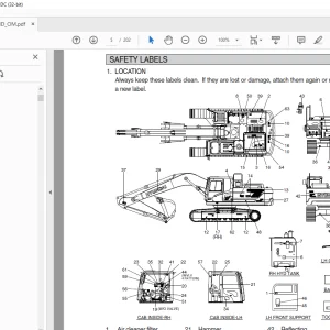 Hyundai HX300HD Crawler Excavator Operator's Manual 2023 - PDF DOWNLOAD
