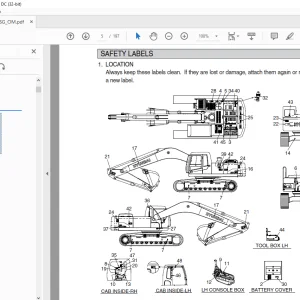 Hyundai HX300SG Crawler Excavator Operator's Manual 2023 PDF