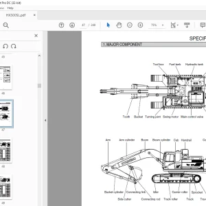 Hyundai HX300SL Crawler Excavator Operator's Manual 2023 - PDF DOWNLOAD