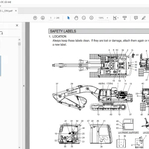 Hyundai HX340S L Crawler Excavator Operator's Manual 2023 PDF