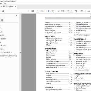 Hyundai HX360L Crawler Excavator Operator's Manual 2023 - PDF DOWNLOAD