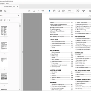 Hyundai HX480 L HX520 L Crawler Excavator Operator's Manual 2023 - PDF