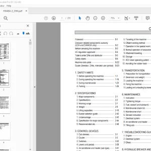 Hyundai HX48A Z Compact Excavator Operator's Manual 2023 - PDF DOWNLOAD