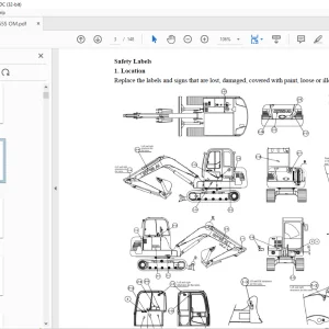 Hyundai HX55S Mini Excavator Operator's Manual 2023 - PDF DOWNLOAD
