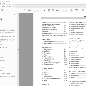 Hyundai HX60A Crawler Excavator Operator's Manual 2023 - PDF DOWNLOAD