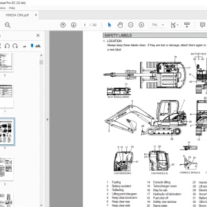 Hyundai HX65A Crawler Excavator Operator's Manual 2023 - PDF DOWNLOAD