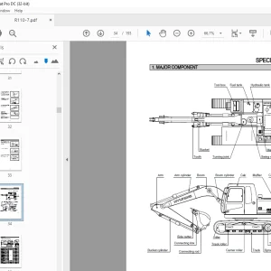 Hyundai R110-7 Crawler Excavator Operator's Manual 2023 - PDF DOWNLOAD