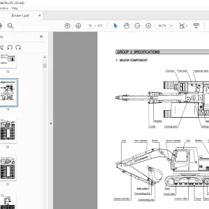 Hyundai R110-7 Crawler Excavator Service Manual 2023 - PDF DOWNLOAD