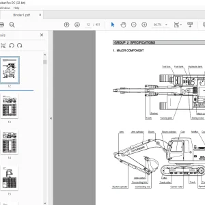 Hyundai R110-7A Crawler Excavator Service Manual 2023 - PDF DOWNLOAD